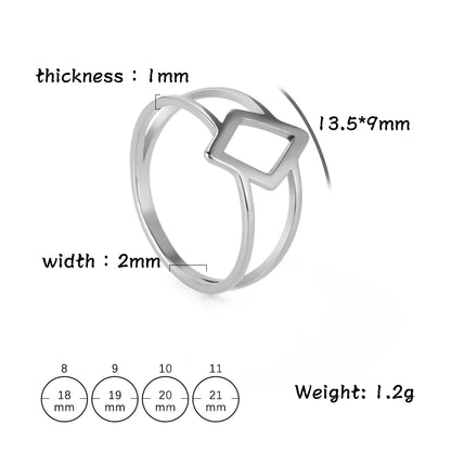 Women Hollow Rings