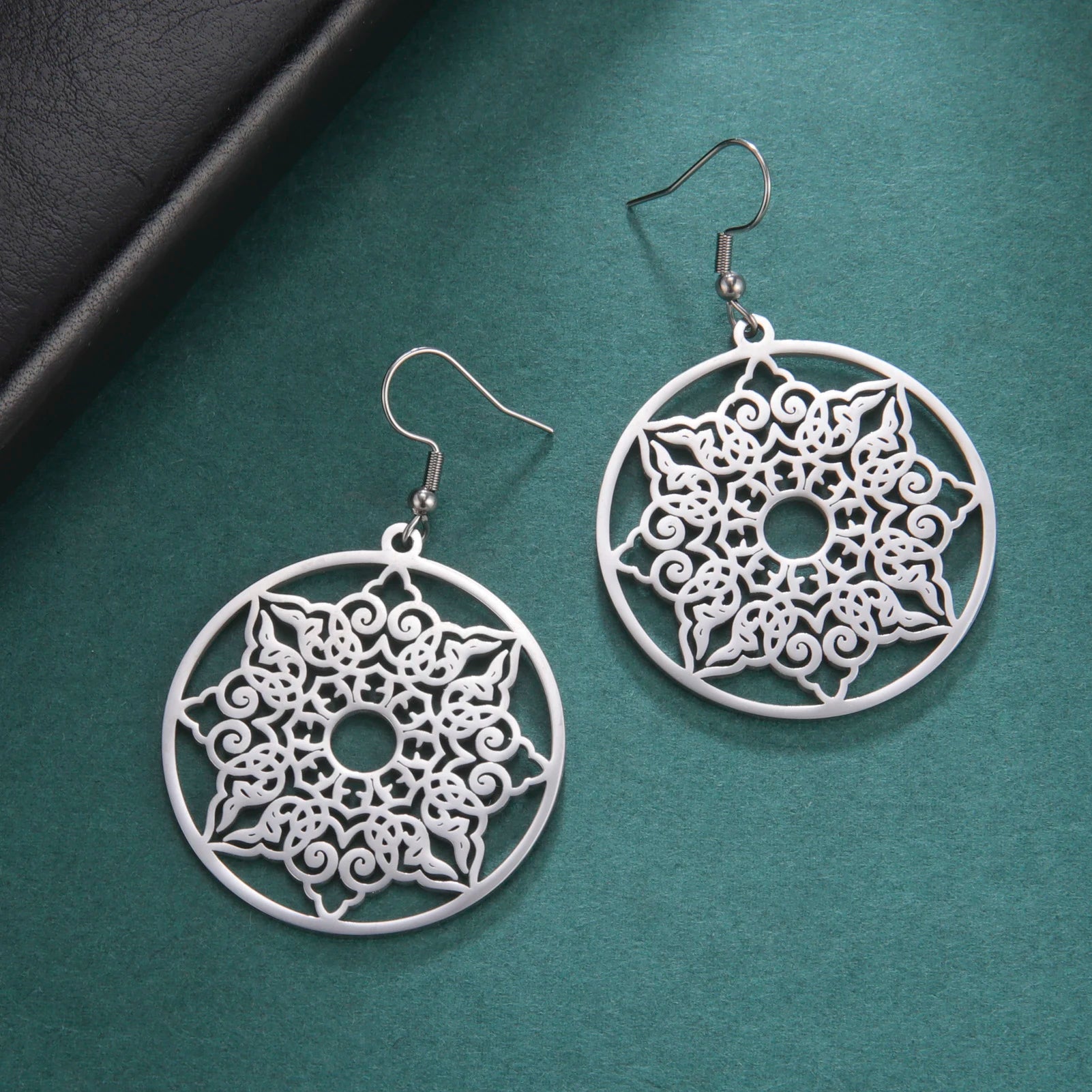 Metatron Cube Stainless Earrings