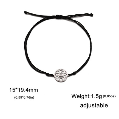 Stainless Steel Mandala Jewelry Bracelet