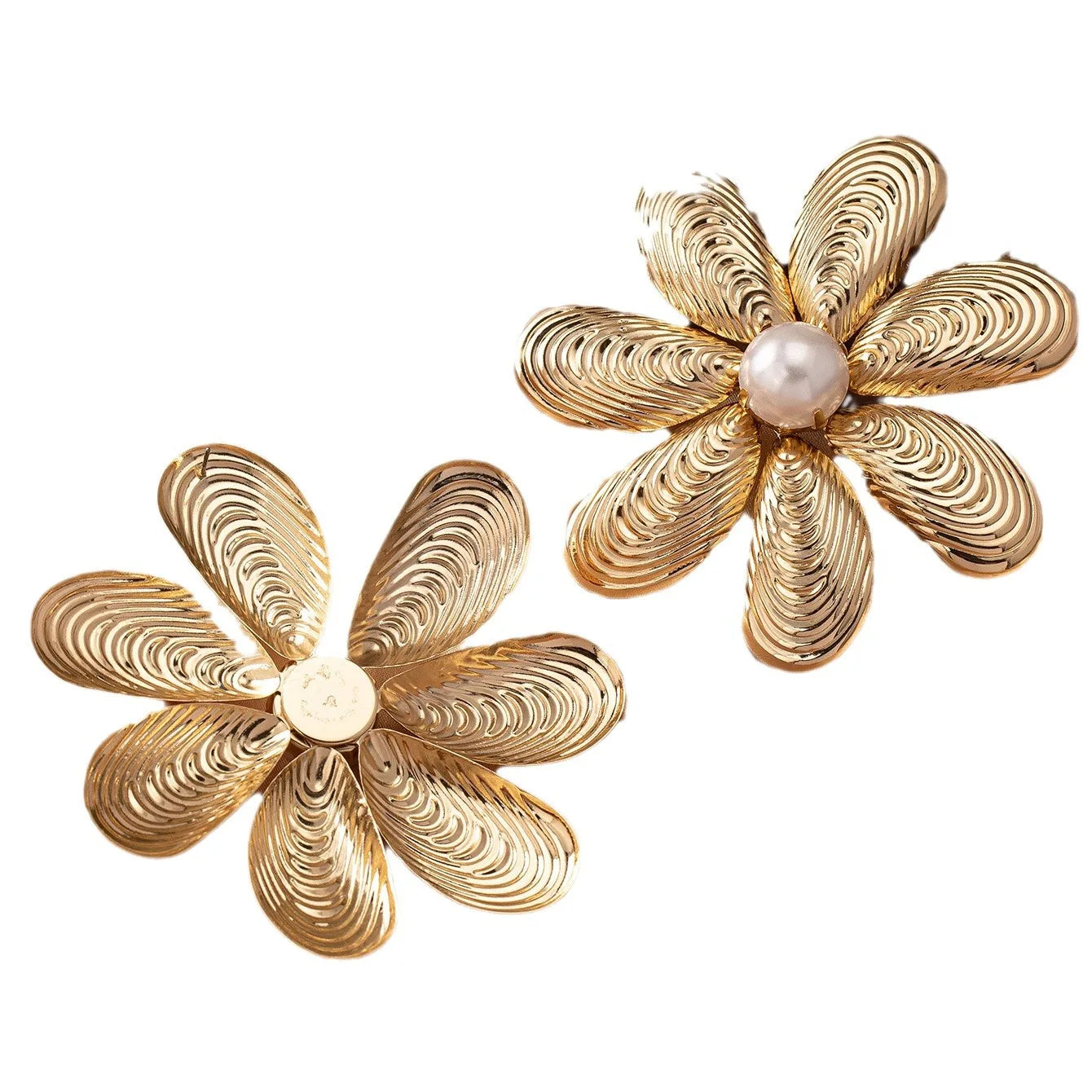 Retro Big Flower Earrings