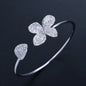 Flower and Leaf Adjustable Bracelet - JR NEST