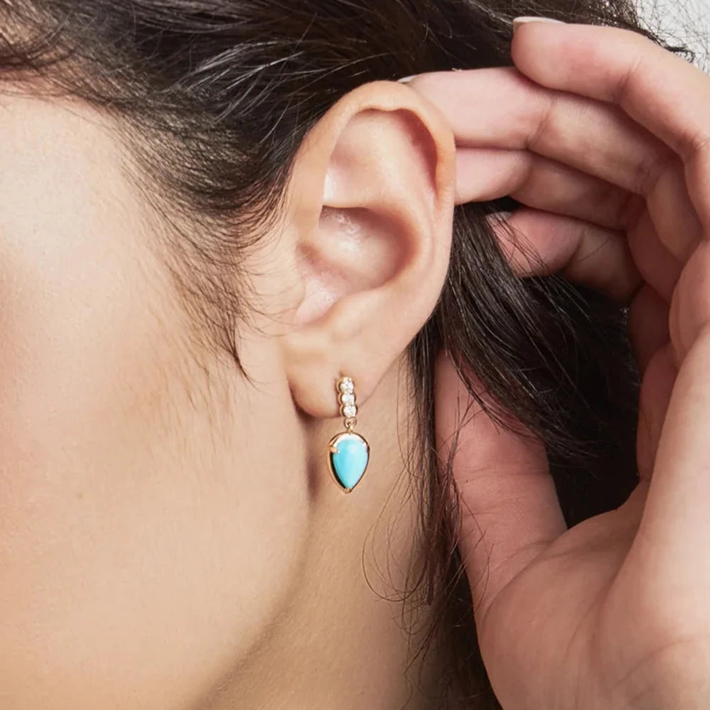 Minimalism Ins Zircon Earrings