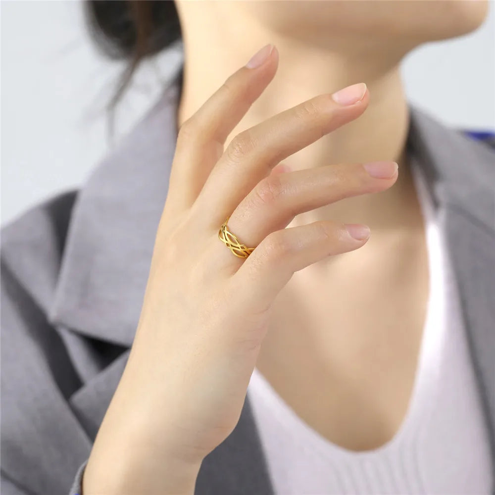 Geometric Fashion Ring