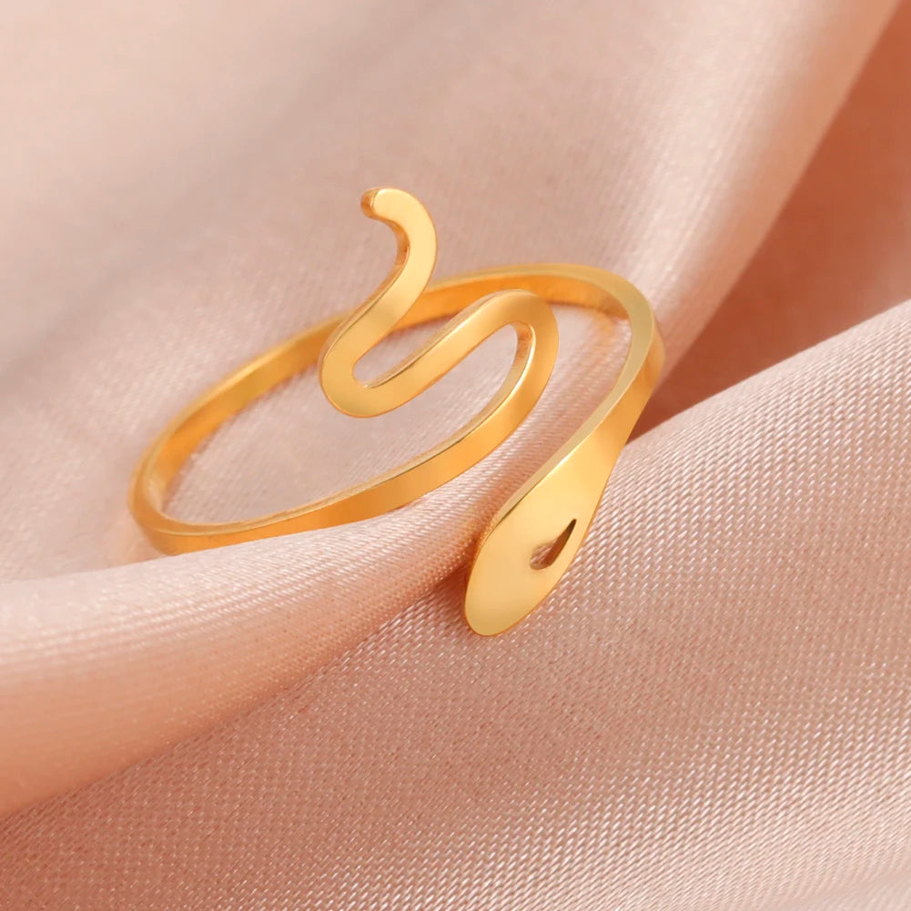 Minimalist Snake Jewelry Ring