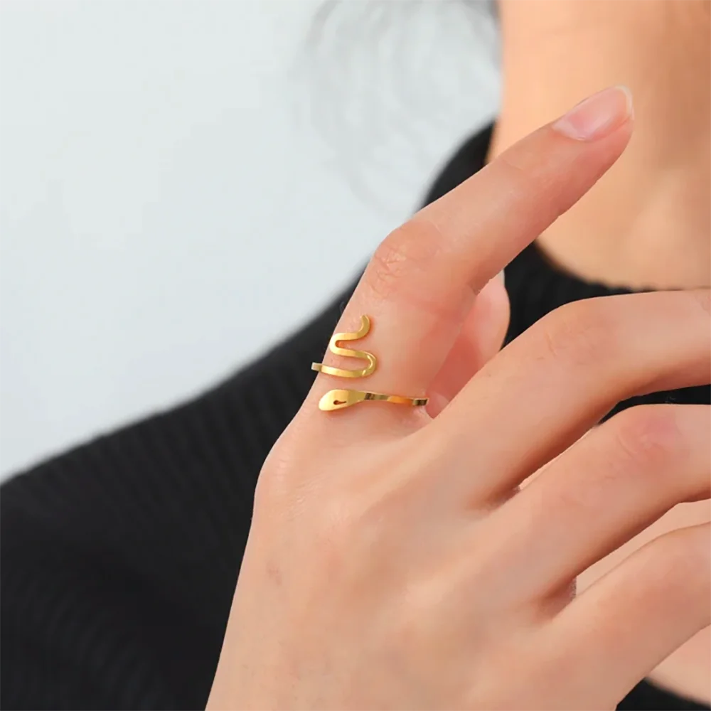 Minimalist Snake Jewelry Ring