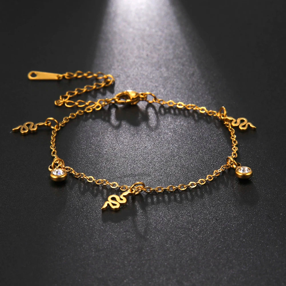 Gold Snake Bracelet