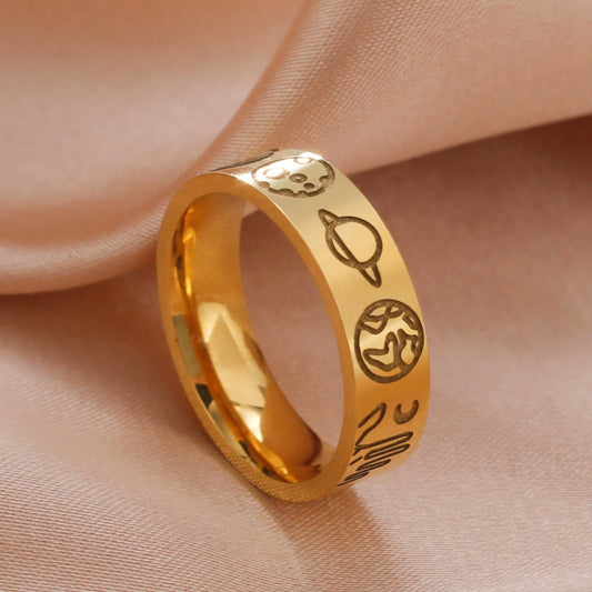 Celestial Band Rings