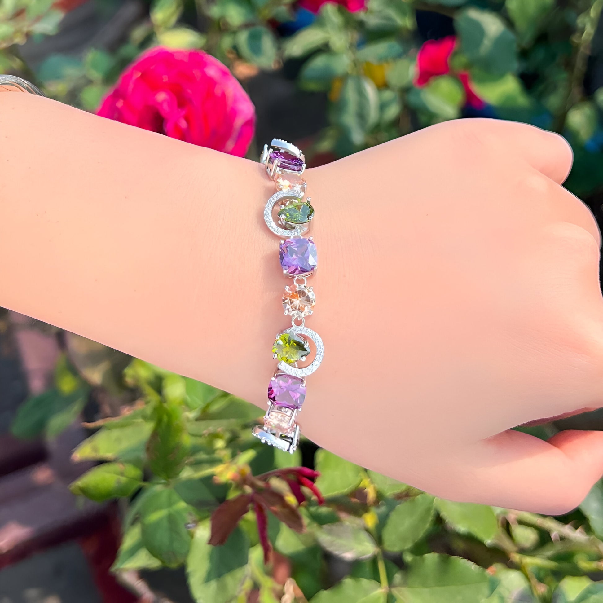 Sparkling Stone Charm Bracelets - JR NEST