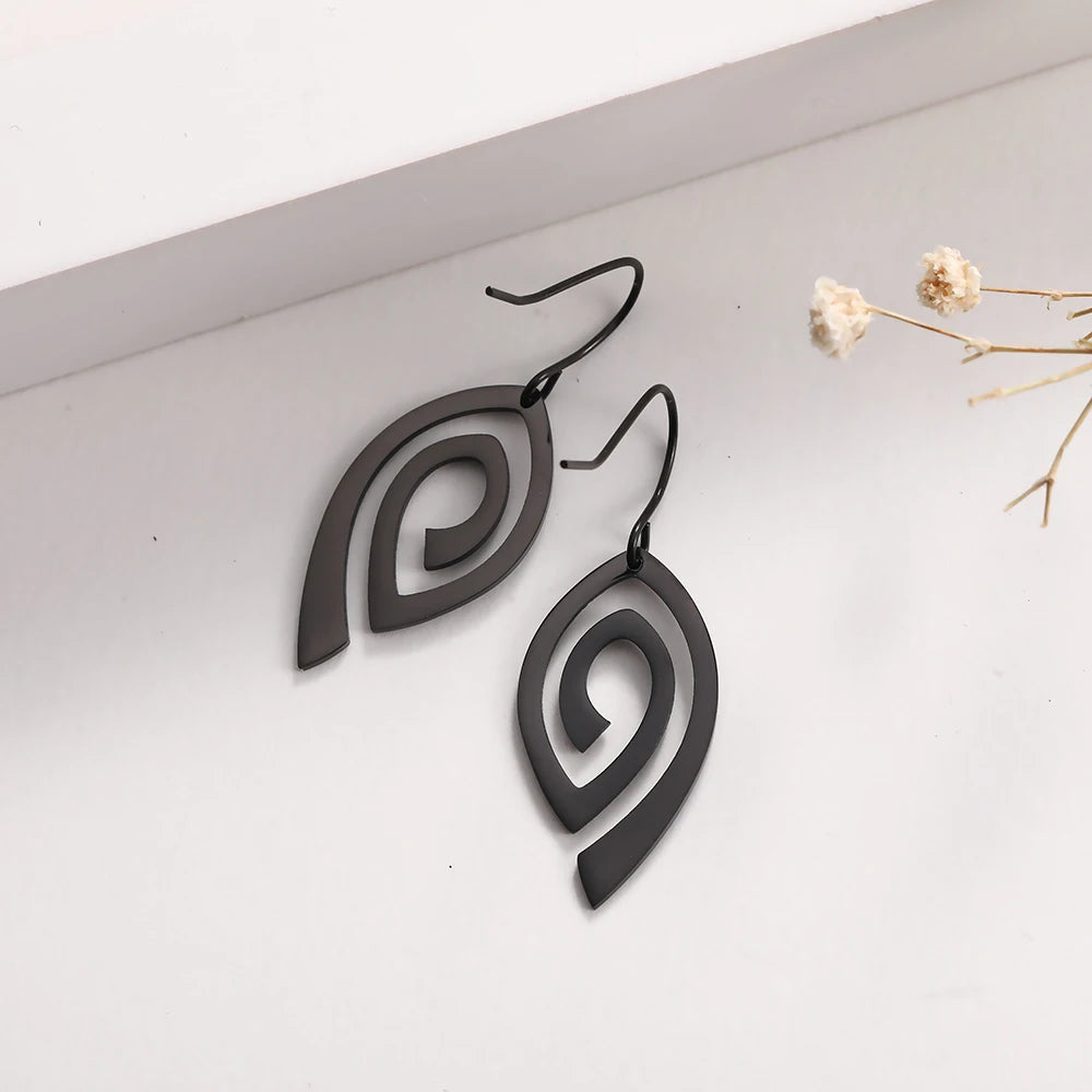 Geometric Dangle Earring