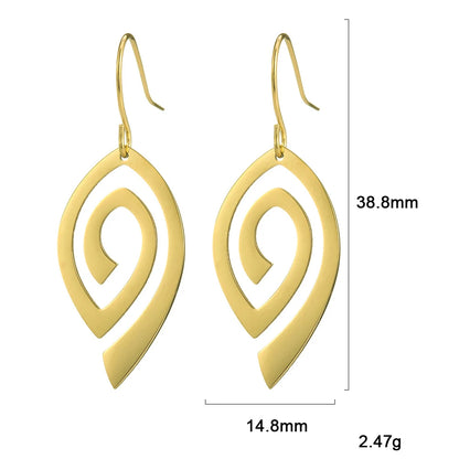 Geometric Dangle Earring