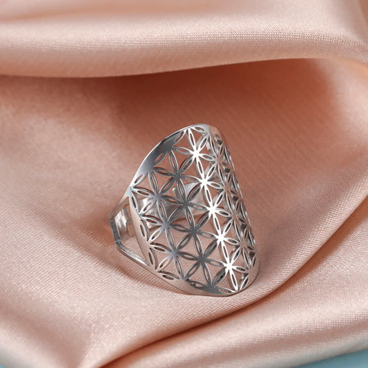 Amulet Flower of Life Ring