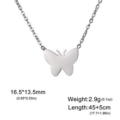 Butterfly Pendant Necklace