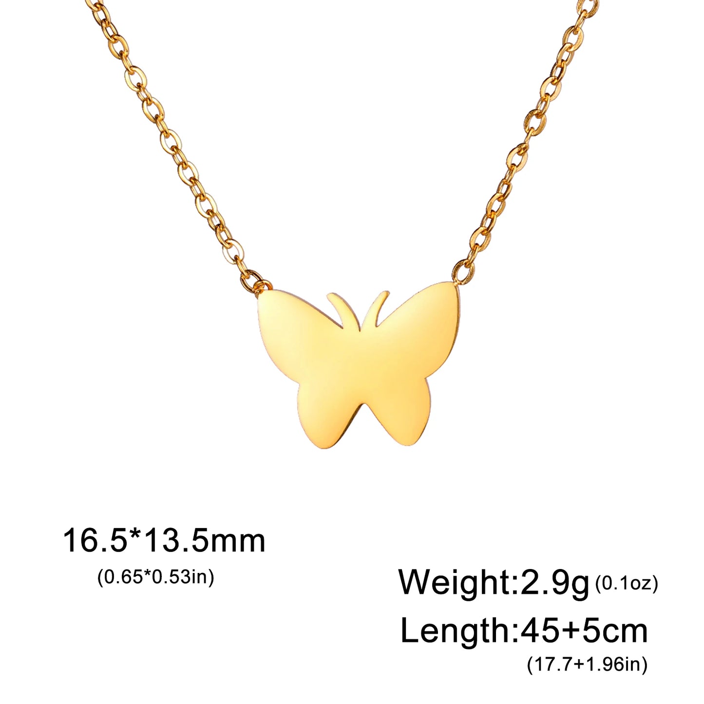 Butterfly Pendant Necklace