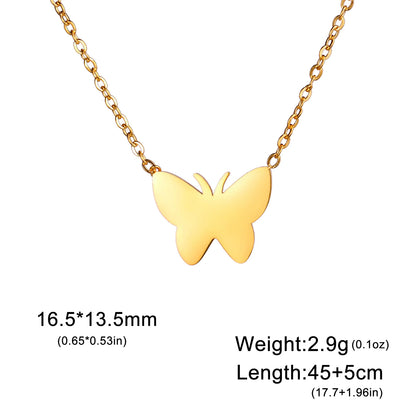 Butterfly Pendant Necklace