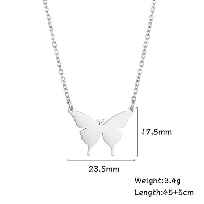 Butterfly Pendant Necklace