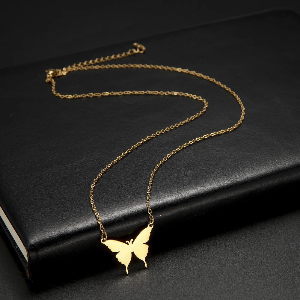 Butterfly Pendant Necklace