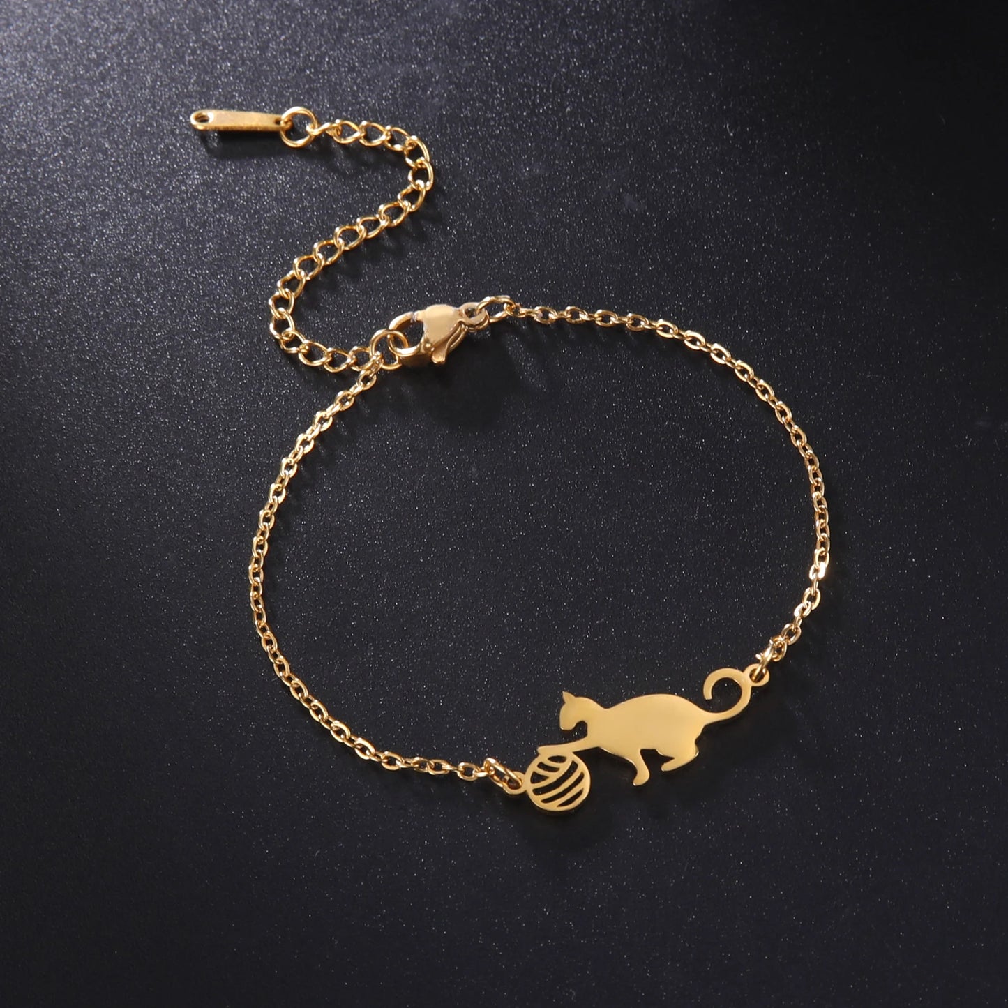 Kitten Ball Hand Bracelet