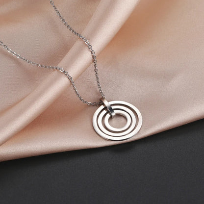 Three Layers Round Pendant 