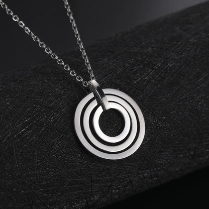 Three Layers Round Pendant 