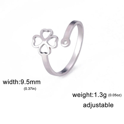 Four-Leaf Clover Fashion Ring