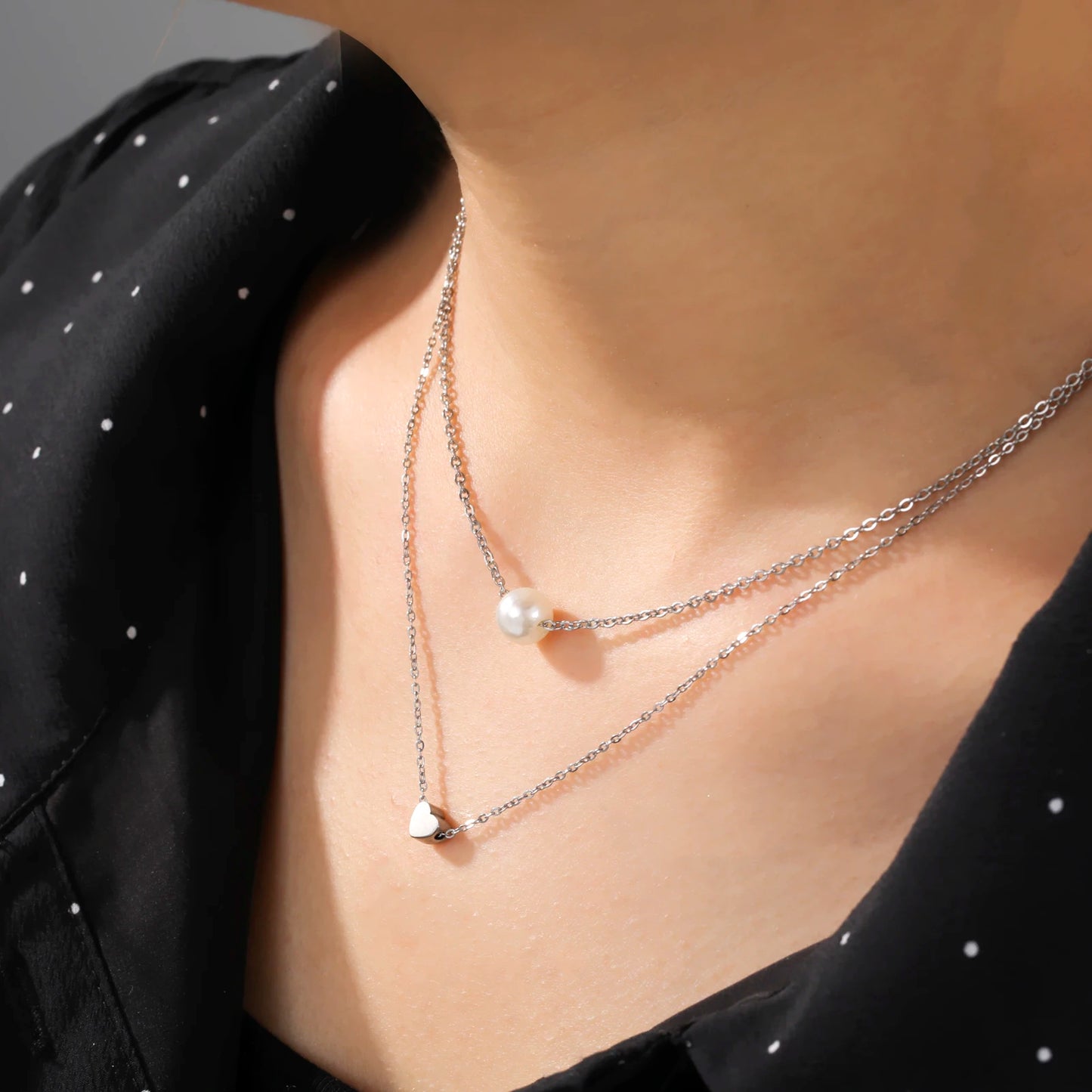 Aesthetic Tiny Heart Necklace