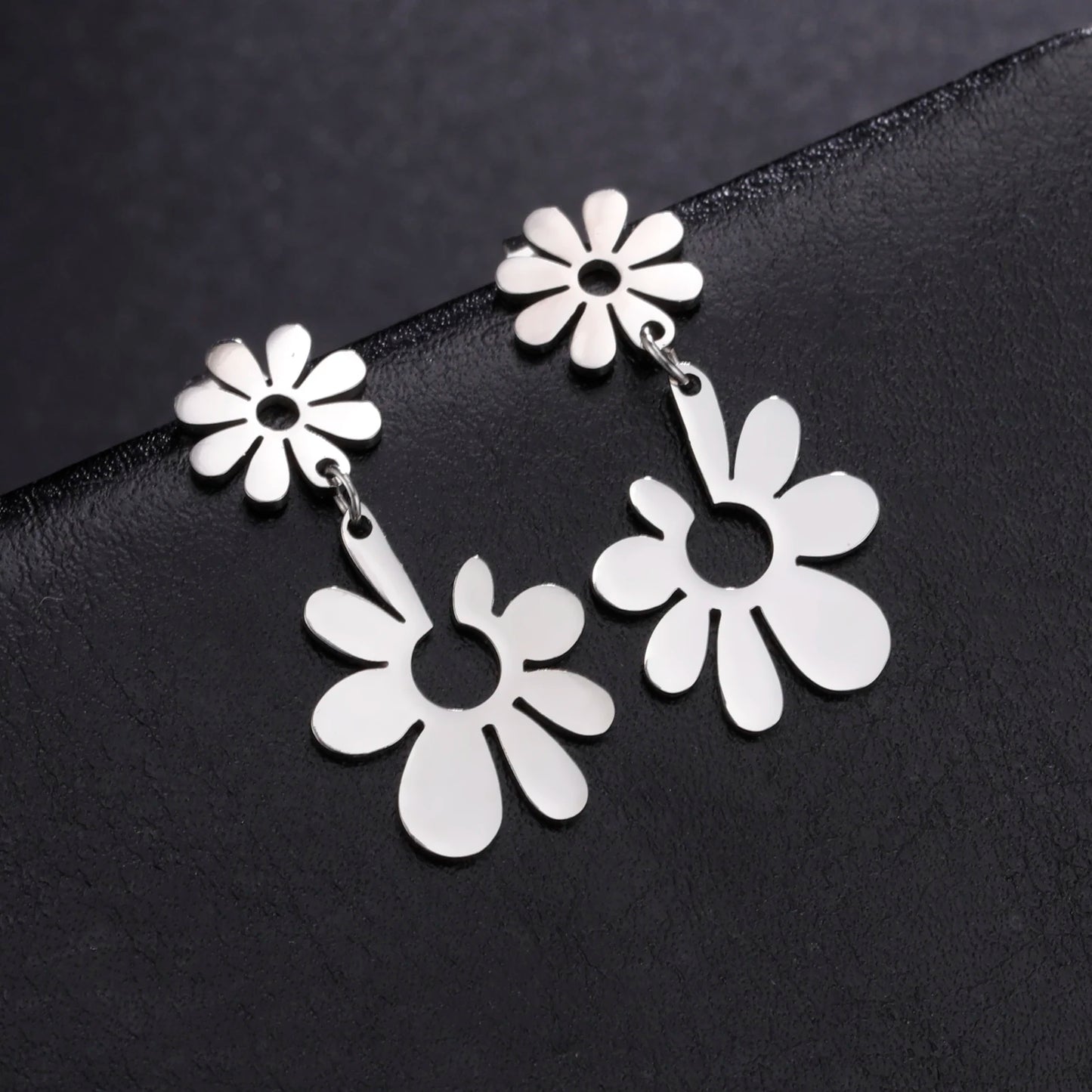 Sweet Flower Drop Earrings