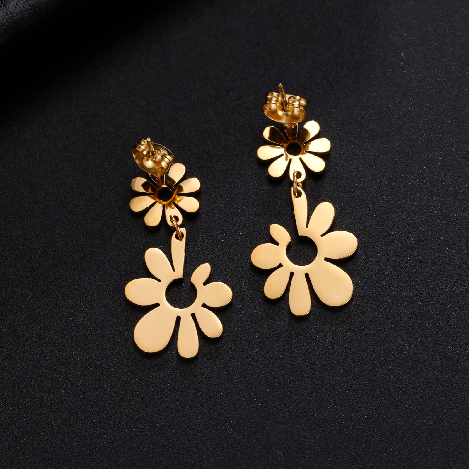 Sweet Flower Drop Earrings