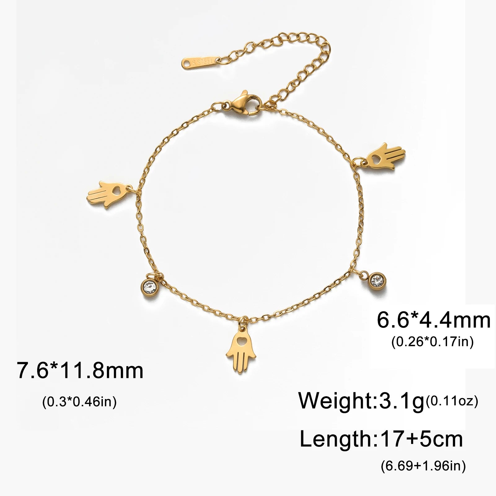 Lucky Amulet Gold Bracelet