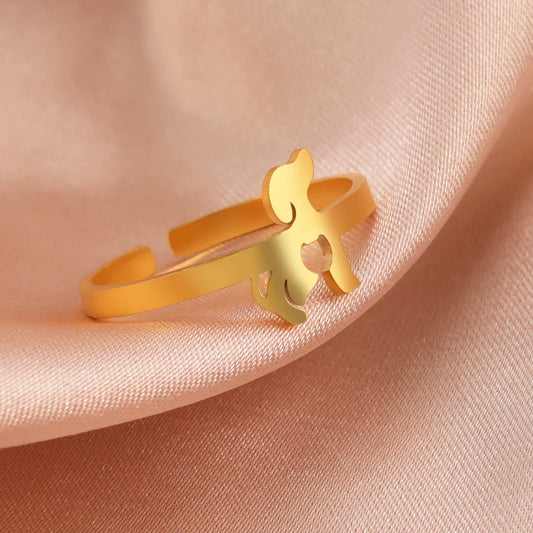 Cute Cat Dog Rings
