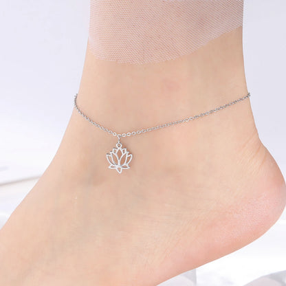 Lotus Pendant Bracelet