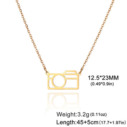 Trendy Camera Necklace 