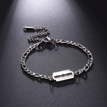 Hip Hop Razor Blade Bracelet