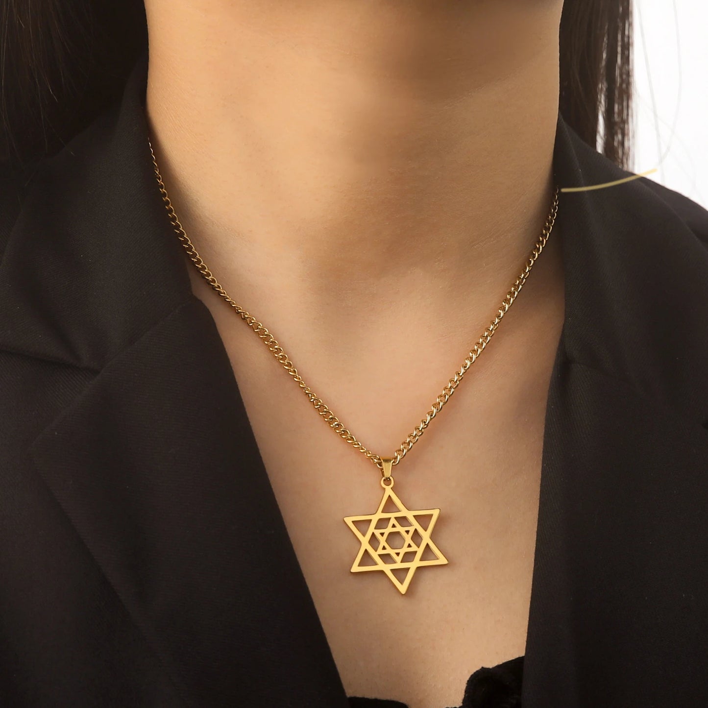 Jewish Star Necklace Gift