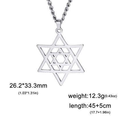 Jewish Star Necklace Gift