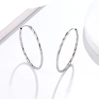 Fashion CZ Circle Hoop Earrings