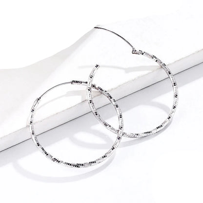 Fashion CZ Circle Hoop Earrings