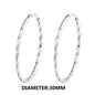 Fashion CZ Circle Hoop Earrings