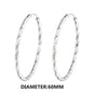 Fashion CZ Circle Hoop Earrings