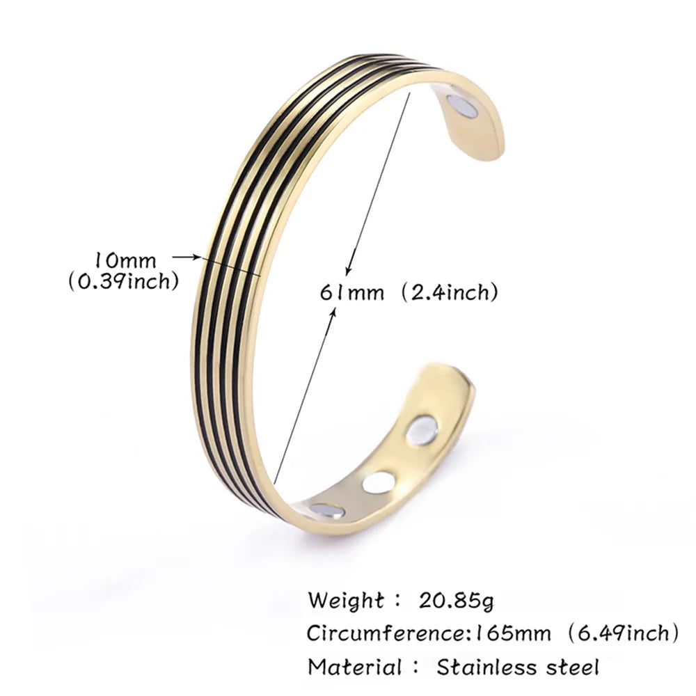 Men's Women Magnetic Stripe Cuff