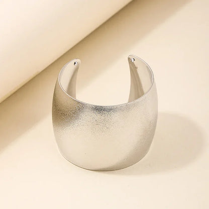 Bold Matte Metal Cuff