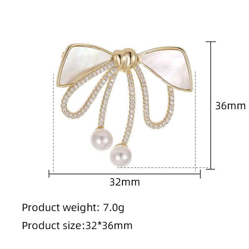 Versatile Style Bow Brooch