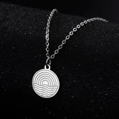 Round Pendant Necklace