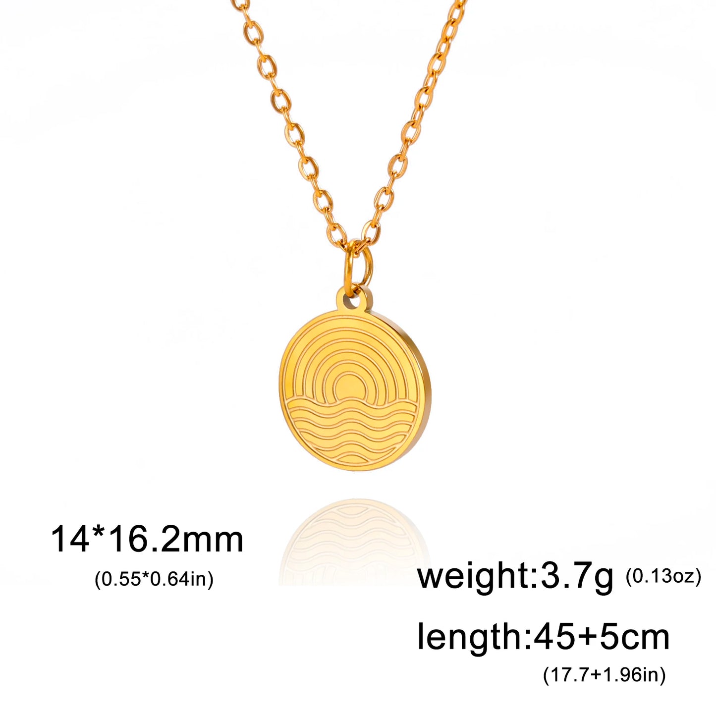 Round Pendant Necklace