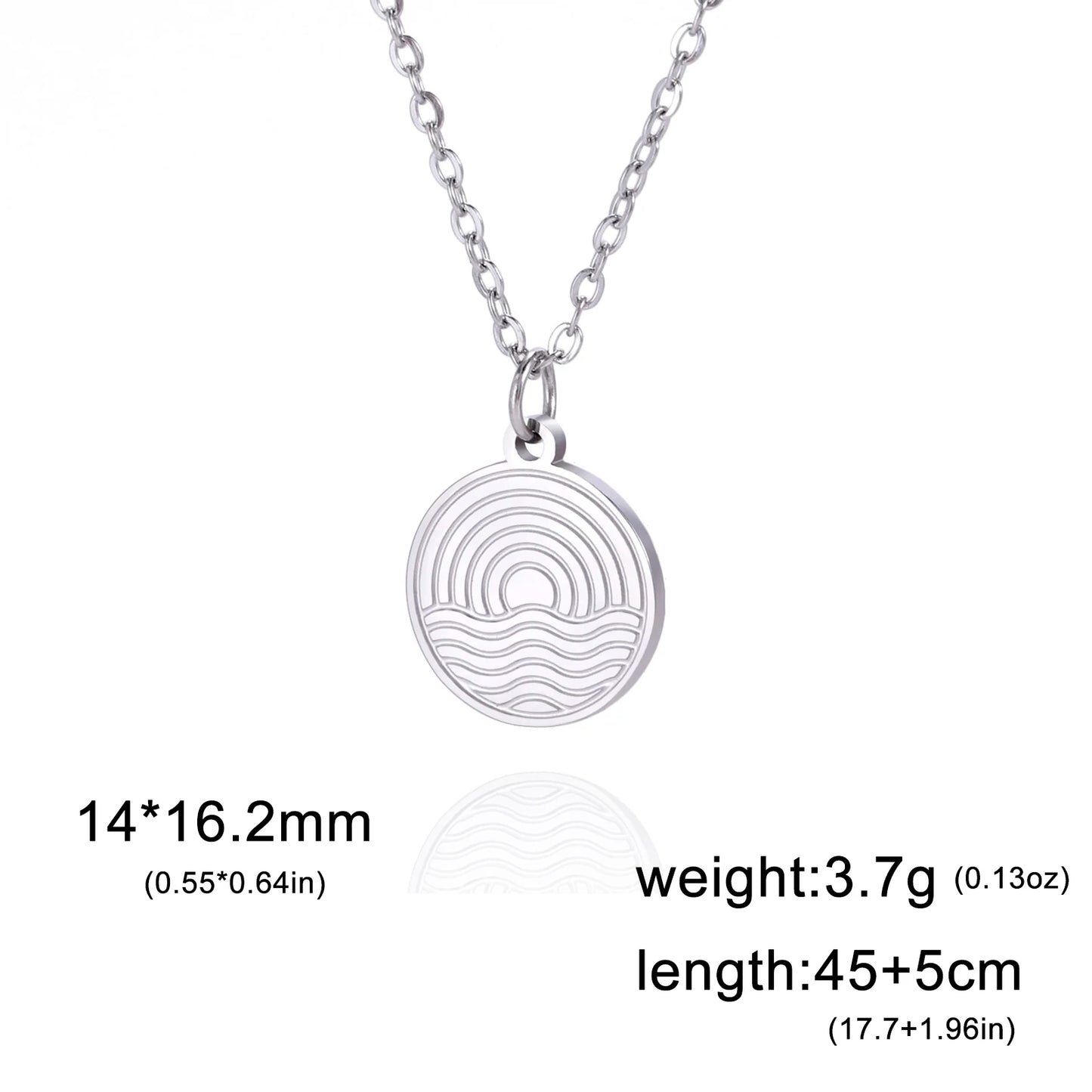 Round Pendant Necklace