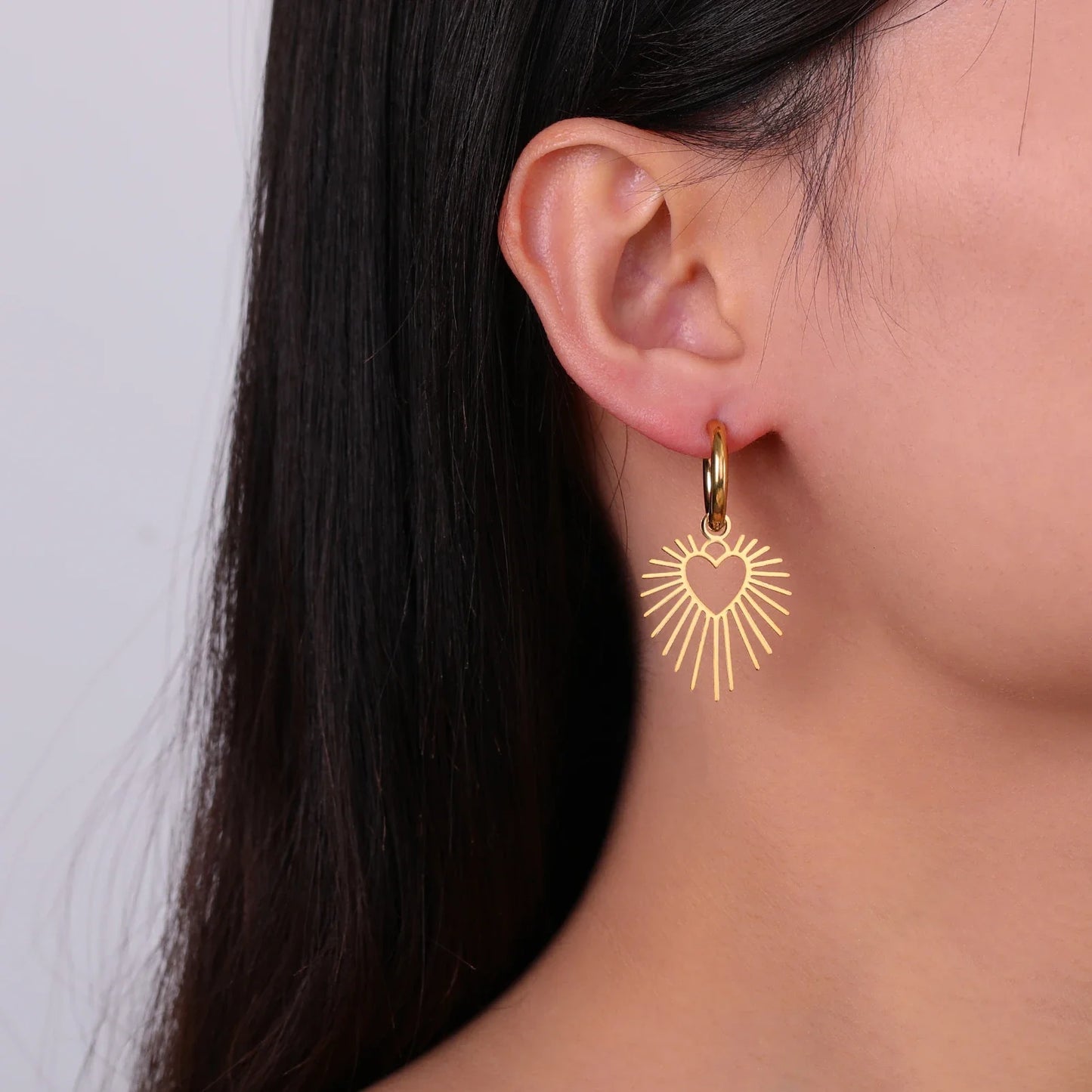 Gold Hoop Earrings