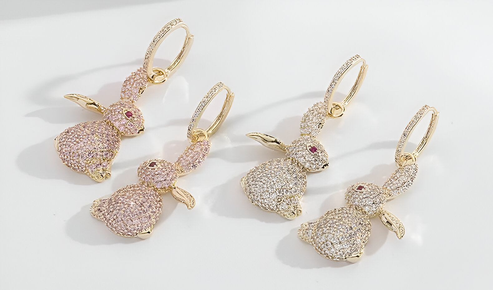 Bilincolor Luxurious Rabbit Earrings - JR NEST