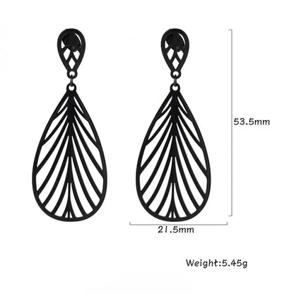 Long Drop Tree Earrings Jewelry