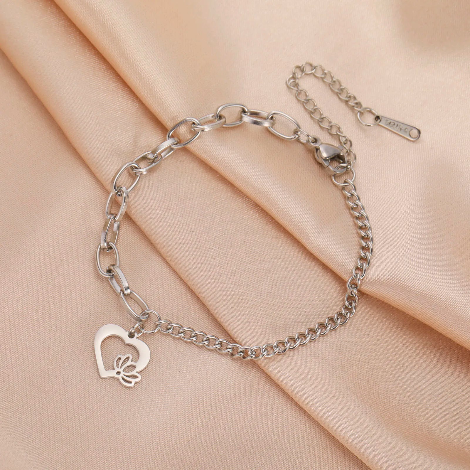 Lotus Heart Jewelry Bracelet