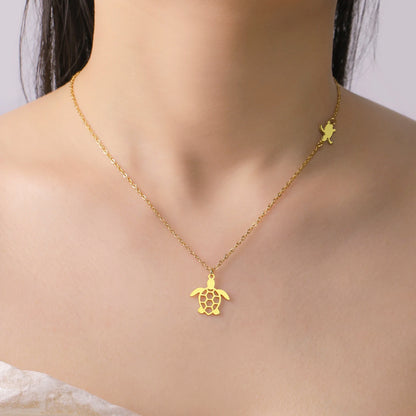 Charming Turtle Necklace