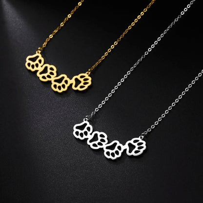 Cute Animal Paw Choker Necklace